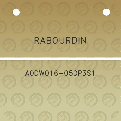 rabourdin-a0dw016-050p3s1