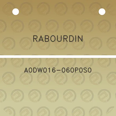 rabourdin-a0dw016-060p0s0