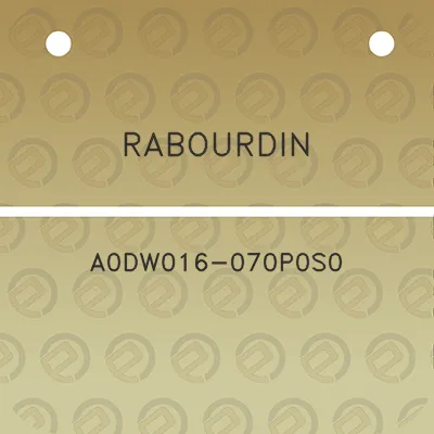 rabourdin-a0dw016-070p0s0