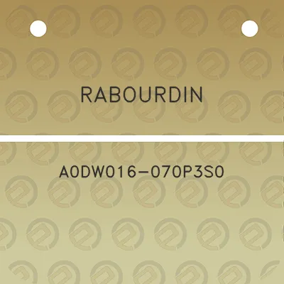 rabourdin-a0dw016-070p3s0