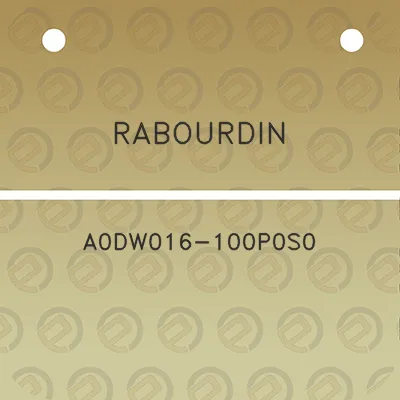 rabourdin-a0dw016-100p0s0