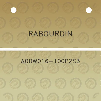 rabourdin-a0dw016-100p2s3