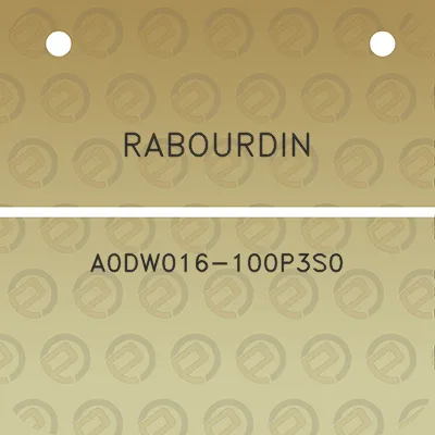 rabourdin-a0dw016-100p3s0