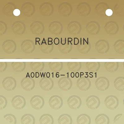 rabourdin-a0dw016-100p3s1