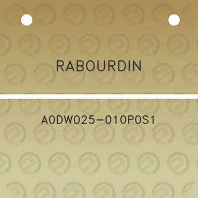 rabourdin-a0dw025-010p0s1