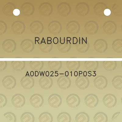 rabourdin-a0dw025-010p0s3