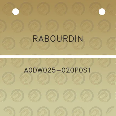 rabourdin-a0dw025-020p0s1