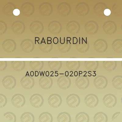 rabourdin-a0dw025-020p2s3