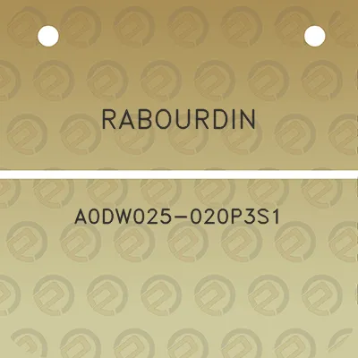 rabourdin-a0dw025-020p3s1