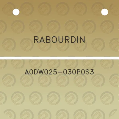 rabourdin-a0dw025-030p0s3