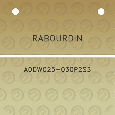 rabourdin-a0dw025-030p2s3