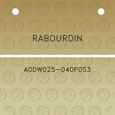 rabourdin-a0dw025-040p0s3