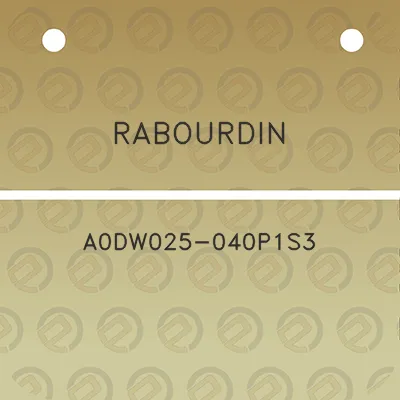 rabourdin-a0dw025-040p1s3