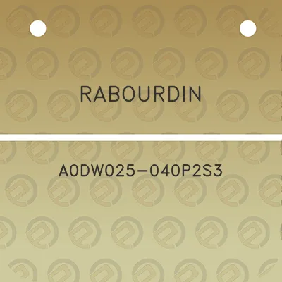 rabourdin-a0dw025-040p2s3