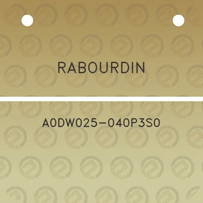 rabourdin-a0dw025-040p3s0