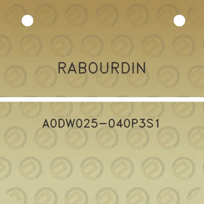 rabourdin-a0dw025-040p3s1