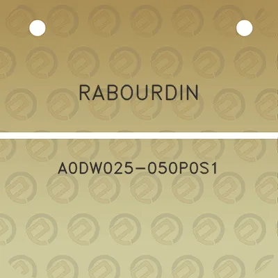 rabourdin-a0dw025-050p0s1