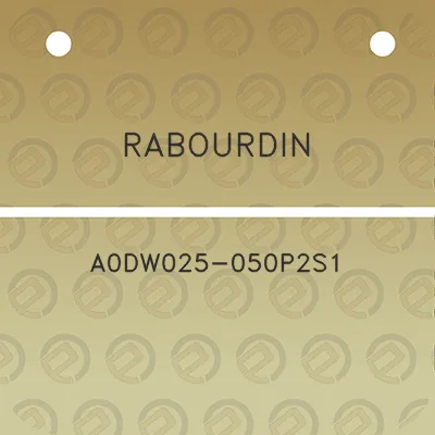 rabourdin-a0dw025-050p2s1