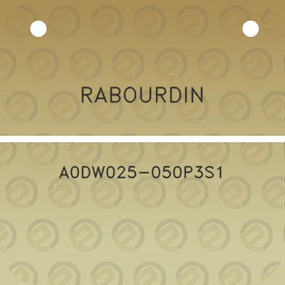 rabourdin-a0dw025-050p3s1