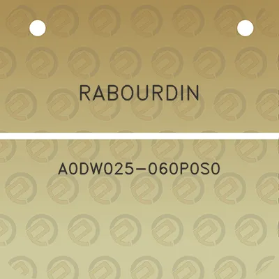 rabourdin-a0dw025-060p0s0