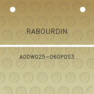 rabourdin-a0dw025-060p0s3