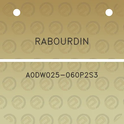 rabourdin-a0dw025-060p2s3