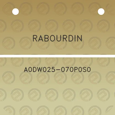 rabourdin-a0dw025-070p0s0