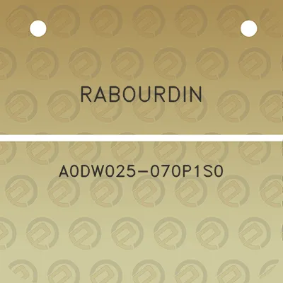 rabourdin-a0dw025-070p1s0