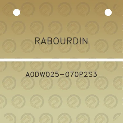 rabourdin-a0dw025-070p2s3