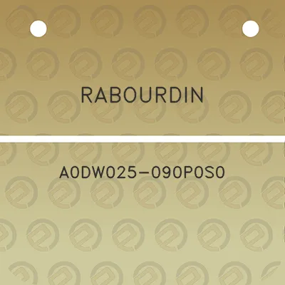 rabourdin-a0dw025-090p0s0