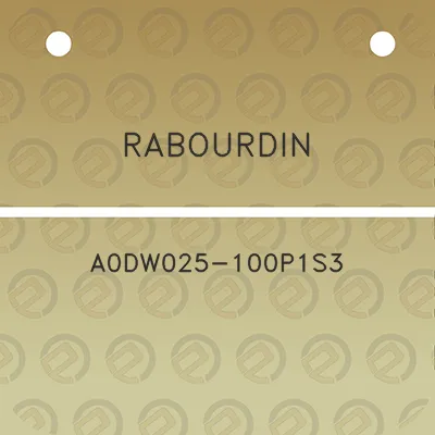 rabourdin-a0dw025-100p1s3