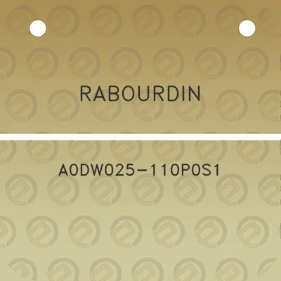 rabourdin-a0dw025-110p0s1