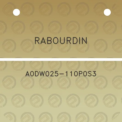 rabourdin-a0dw025-110p0s3