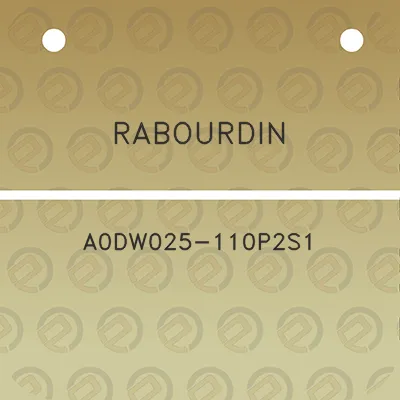 rabourdin-a0dw025-110p2s1