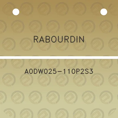 rabourdin-a0dw025-110p2s3