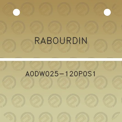 rabourdin-a0dw025-120p0s1