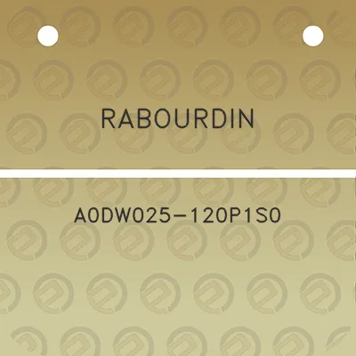 rabourdin-a0dw025-120p1s0