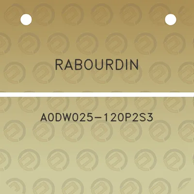 rabourdin-a0dw025-120p2s3