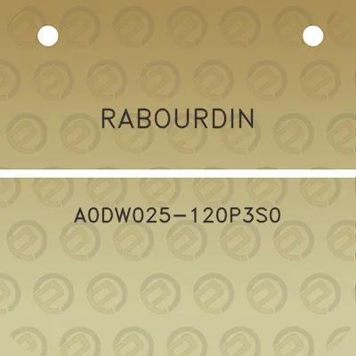 rabourdin-a0dw025-120p3s0