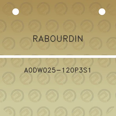 rabourdin-a0dw025-120p3s1