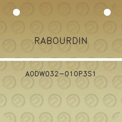 rabourdin-a0dw032-010p3s1