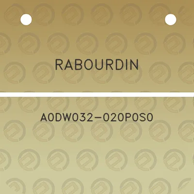 rabourdin-a0dw032-020p0s0