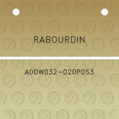 rabourdin-a0dw032-020p0s3