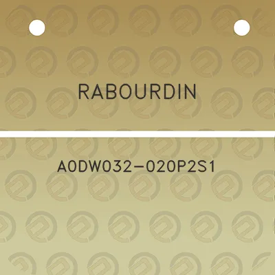 rabourdin-a0dw032-020p2s1