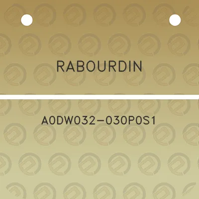 rabourdin-a0dw032-030p0s1