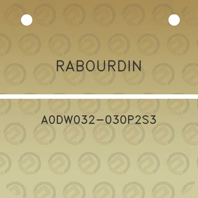 rabourdin-a0dw032-030p2s3