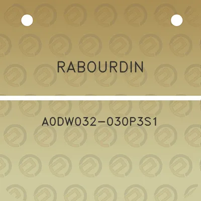 rabourdin-a0dw032-030p3s1