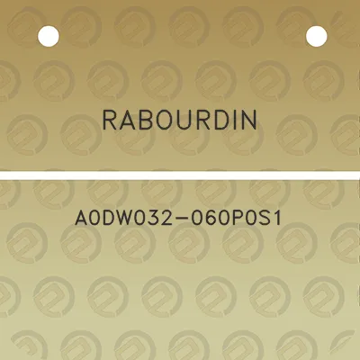 rabourdin-a0dw032-060p0s1