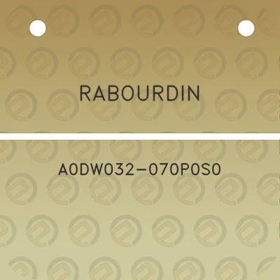 rabourdin-a0dw032-070p0s0