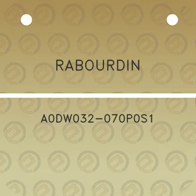 rabourdin-a0dw032-070p0s1